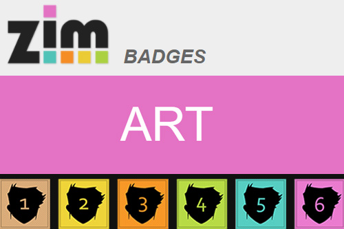 ZIM Badges is uses pictures as an answer so may be difficult to follow for those who cannot read code on pictures. The steps are all in text.